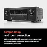 Denon AVR-S970H 8K AV Receiver 7.2ch Dolby Atmos DTS:X Alexa WiFi Bluetooth view 8