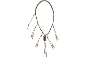 Yolyoo Duck Call Lanyard with Removable Drops 550 Paracord Hand Braided Secures 5 Calls Military Grade Adjustable Loops for H