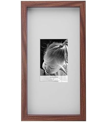 Marcosページ Mikasa Wood Gallery Wall Frame, 11x14 Matted to 4x6, 12x1