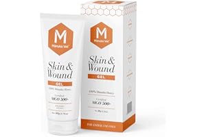M MANUKA VET Manuka Vet Skin & Wound Gel, 500+ MGO Medical Grade Manuka Honey, Rapid Healing & Skin Repair Treatment for Dogs, Horses and Cats, 1.76oz (50g) Tube