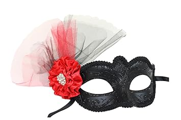 Buy Rita Red Black Decorated Venetian Women S Masquerade Mask