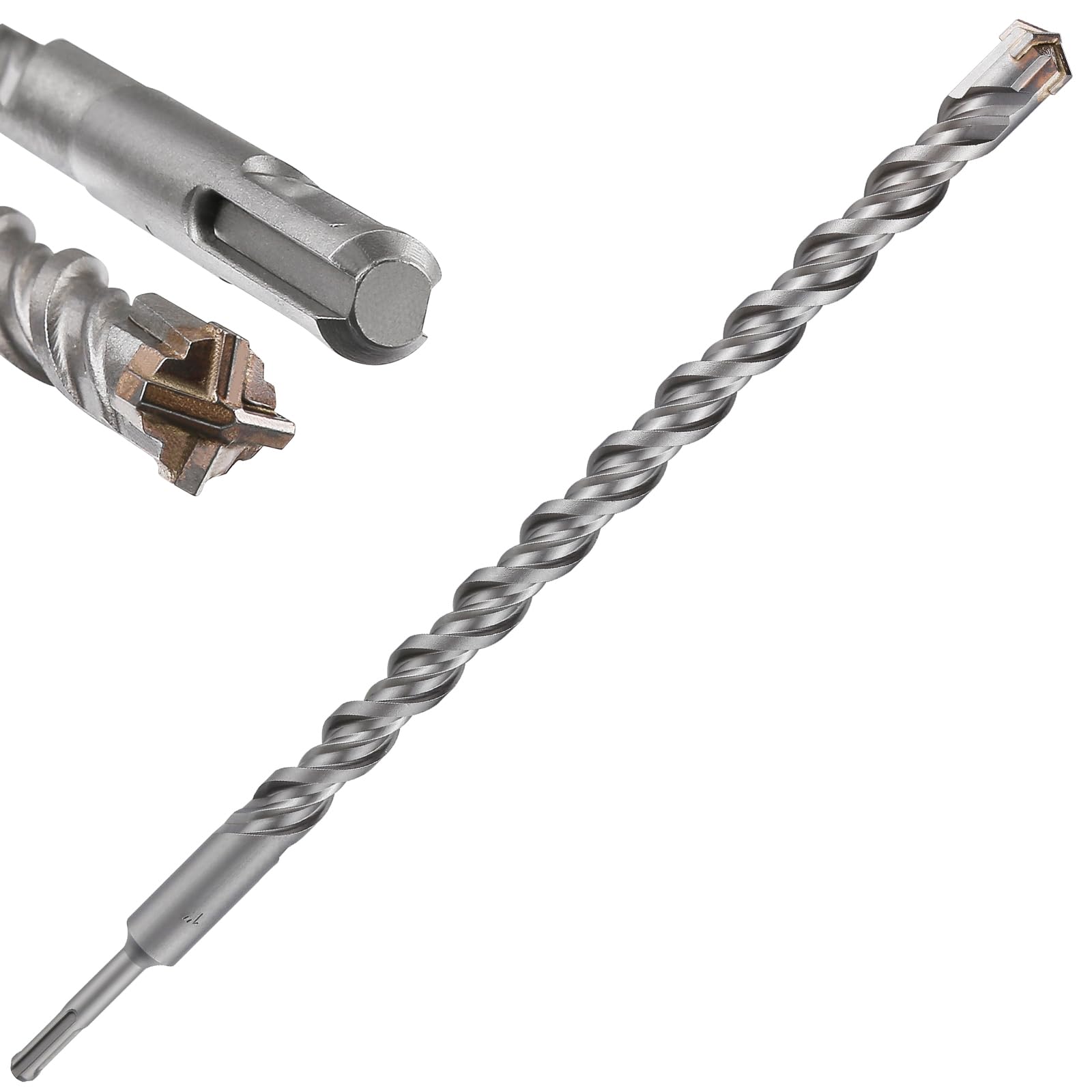 Wensilon Extra Long Hammer Drill Bit - 1pcs 1" X
