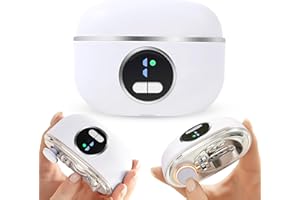 2-in-1 Electric Nail Clipper & Baby Nail Trimmer– USB Rechargeable Automatic Fingernail Clipper, Dual-Blade Narrow Gap Design