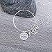 Infinity Collection Swimmer Gifts, Swimming Bracelet- Swim Charm Bangle Bracelet- She Believed She Could Jewelry - Gift For Swimmers, Swim Teacm