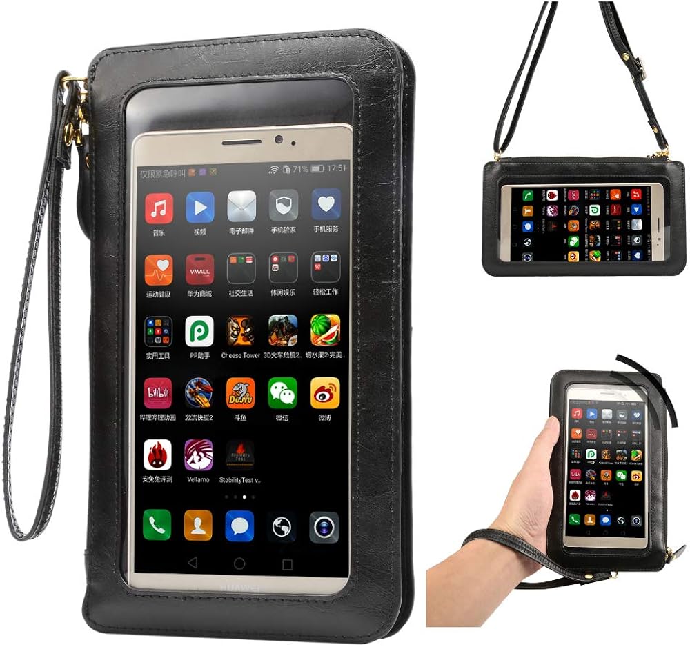 clear cell phone pouch