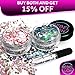 Body Glitter for Face, Body and Hair - Versatile Festival Accessories, Chunky Rave & Cosmetic Glitter - Includes Long Lasting Fix Gel