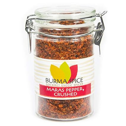 Burma Spice Maras Pfeffer Boden Verweilenden Mittlere Hitze Turkisch 2 Unzen Amazon De Lebensmittel Getranke