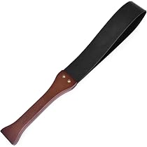 Set De Paddle Et Fouet En Cuir PU - Pour Jeux érotiques Et Bondage SM