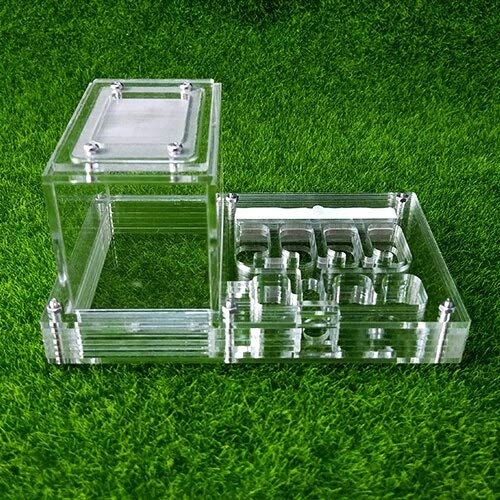 SYXYSM Shiwang Ant House Acrylic Planar Feeding Box One of The Nest Moisturizing Ants Breeding Nest Advanced Ant Nest Ant Farm (Color : Red)