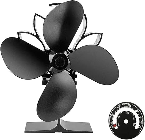 Amazon Co Jp Hhcq 薪ストーブファン 19改良版放熱設計 温度計 ファンブレード 耐久性 抜群 おしゃれ ロケッ ト ストーブ サーキュレーター 空気循環器 薪ストーブ アクセサリー 暖房器具 50 350 動作 Diy 工具 ガーデン