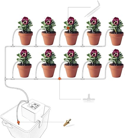 GNEGNIS Sistema de riego automático, riego de Las Plantas de ...