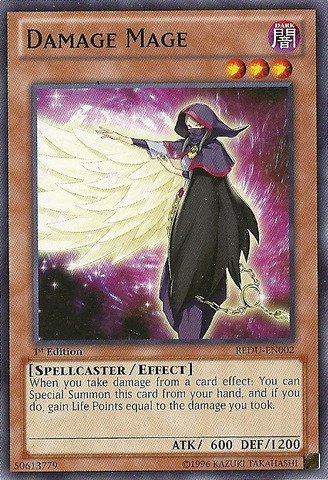 Yu-Gi-Oh! - Damage Mage (REDU-EN002) - Return of the Duelist - 1st Edition - Common