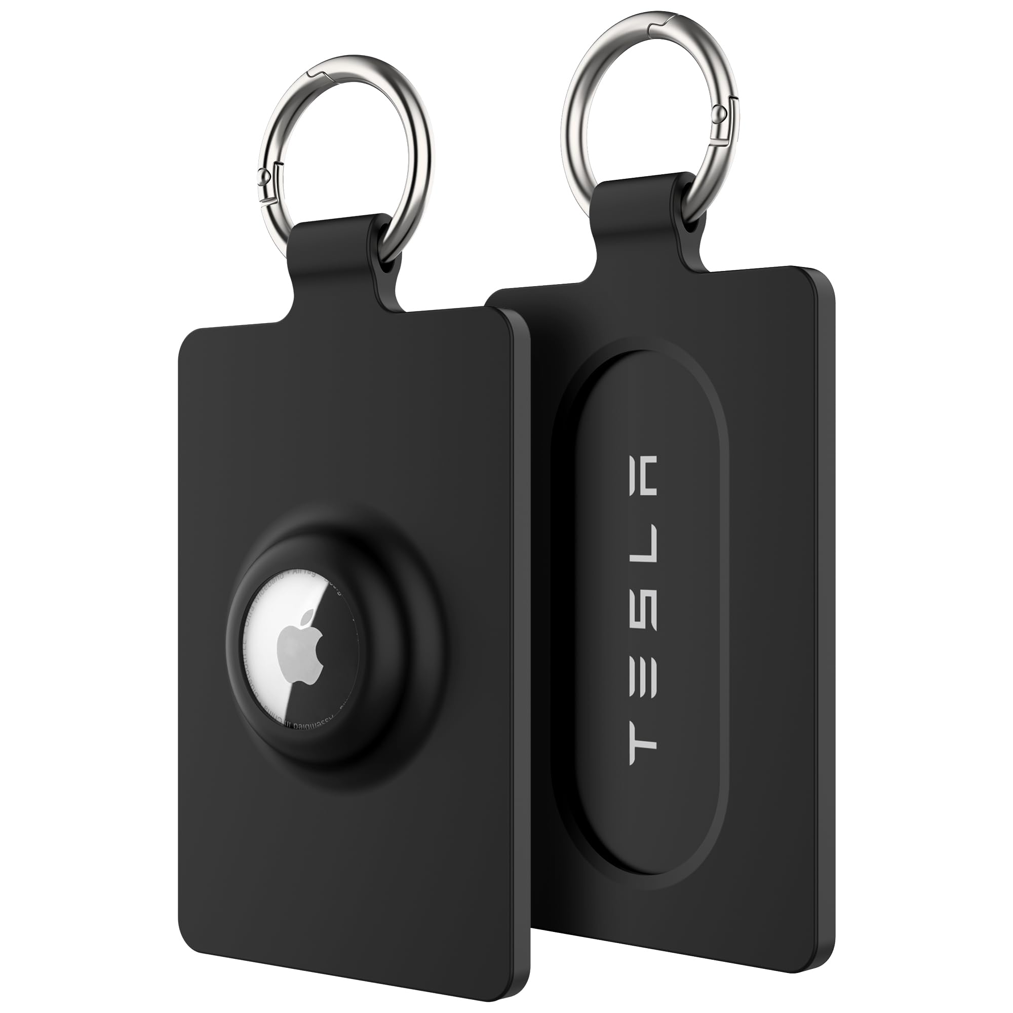 Photo 1 of Card Holder for Tesla Keycard with AirTag, Soft Silicone Key Card Protective Case Cover for Tesla Model 3 Y S X, Key Holder with Keychain Key Rings - 1 Pack