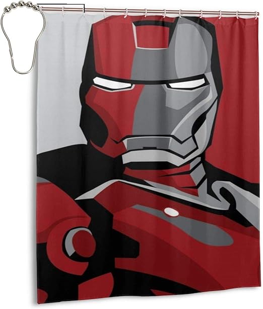 Amazon Com Yanvcxrf Iron Man Personalized Decorative Shower