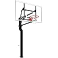 Goalsetter MVP 72" Glass In-Ground Height Adjustable Basketball Hoop System - Multiple Rim Options
