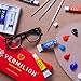 Acrylic Paint Set by Vermilion, Professional Grade 12 Tube Set, Vivid Colors, Suitable for Canvas, Glass, Fabric, Clay & More