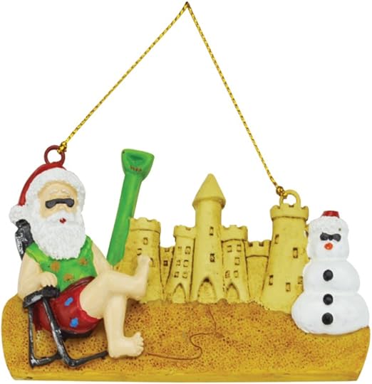 Amazon Com Rockin Gear Christmas Ornament Santa Claus Figurine