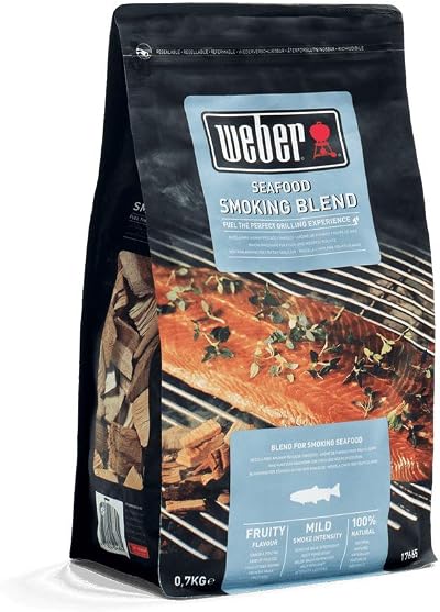 Weber Smoking Wood Chips for Fish & Seafood 700g FSC Mix Deciduous/ Fruit