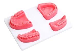 KOUYOT Dental Suture Training Gum Multi-Wound Silicone Suture Practice Model with 4 Dental Suture Pads