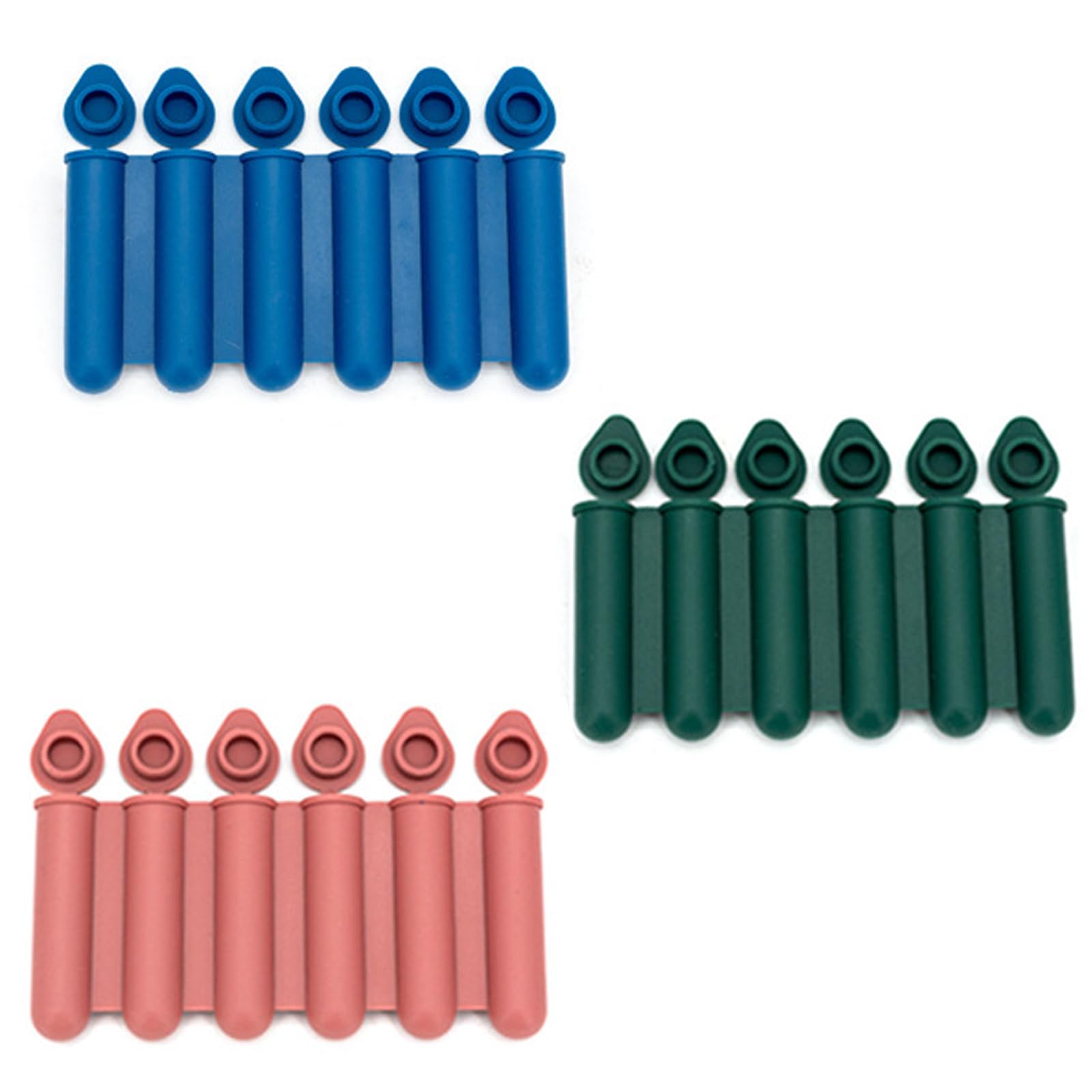 3Pcs Reusable Silicone Ice Cube Stick Small Mouth Mini Ice Cube Stick Tray Useful Long Ice Stick Mould for Water Drinks