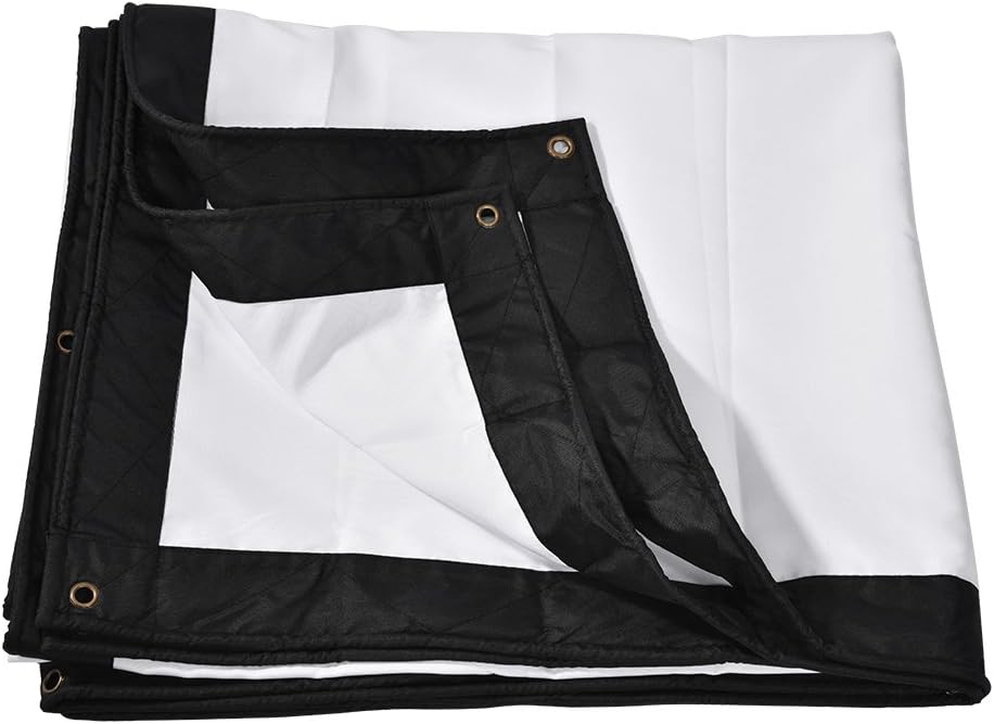 HD Projector Screen, 200Inch 16:9 Wall Mount Outdoor Indoor Film Movie Projector Projection Screen Curtain: Electronics