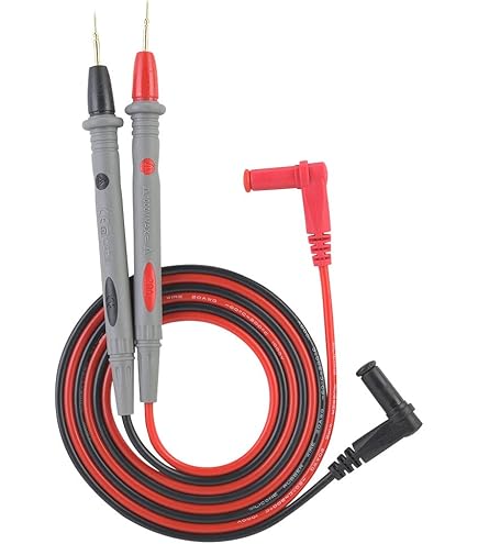 Cable De Prueba Sunnimix Conector Banana Cable Conductor De Prueba 100cm Rojo Y Negro