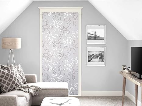 Soleil d 'Ocre Halbtransparente 90 x 200 Manon, Polyester, Weiß, 90 x 200 cm