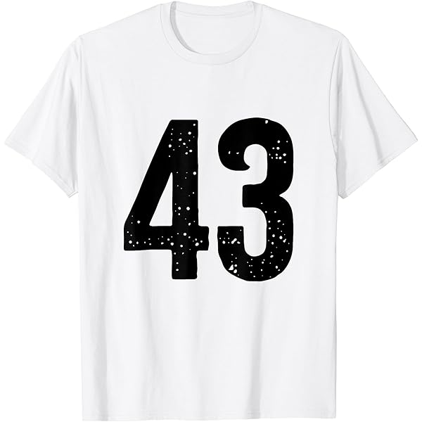 Amazon.com: Number 43 T-Shirt : Clothing, Shoes & Jewelry