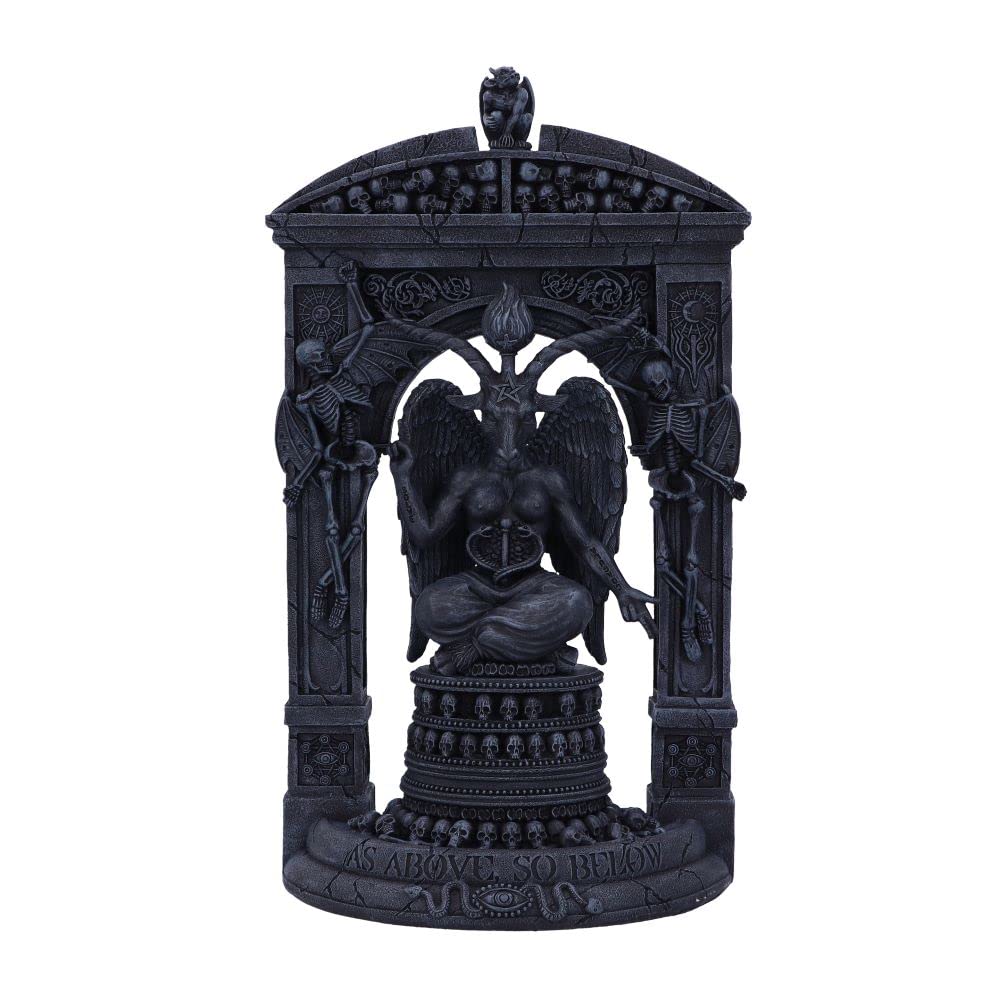 Nemesis Now Baphomet's Temple Ornament, Grey, 28cm