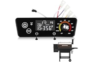 SOUYOU Upgrade Digital Thermostat Control Board, Compatible with Pit Boss P7-340 P7-540 P7-700 Austin XL P7-1000 440FB1 Matte Black Wood Pellet Grill Tailgater