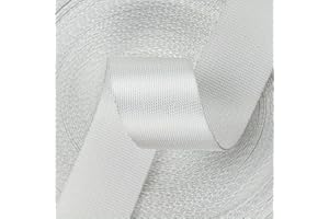 5 Yards Heavy-Duty Nylon Webbing Ribbon, 20/25/38mm Wide Tear-Resistant Strap, Multi-Purpose for Dog Collars Harnesses Backpa