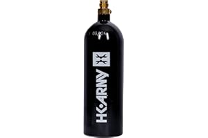 HK Army 20oz Aluminum CO2 Tank - High Pressure Compressed Air System for Paintball & Airsoft Gear