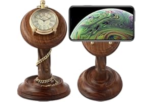 TA dizayn Antique Solid Wooden Stand, Phone Stand & Desk Organizer, Display Case, Office Decor for Women & Men, Birthday Gifts