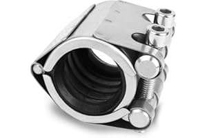 SUNJIKA Pipe Repair Clamp Kit -1 Inch 33mm-36mm High Pressure Resistant Pipe Coupling Clamp for Plastic&Metal Pipes, Emergency Duty Leak Sealer with Stainless Steel, Quick Fix for Water/Gas/Oil Lines