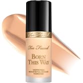 Too Faced Born This Way Natural Finish Longwear Liquid Foundation | Medium-To-Full Coverage | Hydrating + Oil Free