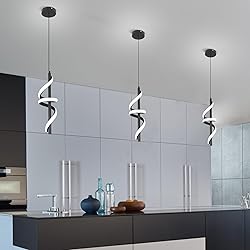 Vloitgol Spiral Led Pendant Light Fixtures, 5500K