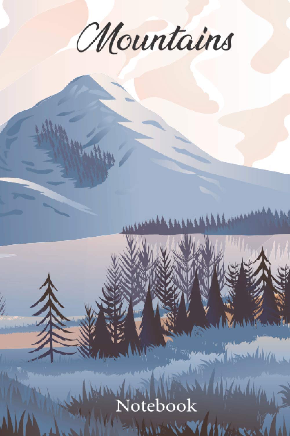 Mountain: Notebook, Journal, (6"X9"), 100 pages
