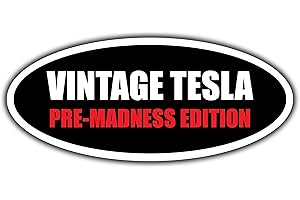 ARKWISDOM Funny Anti Elon Vintage Pre Madness Edition Magnets - Waterproof Durable Vinyl Decal for Car Bumper or Refrigerator Size - 6-Inch X 2.7-Inch 2-Pack