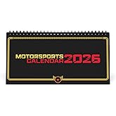 2026 Motorsports Calendar | Full Stock Car Racing Schedule for All Races | Arts of Legendary Cars & Drivers | Best Home, Office, Garage Décor Gift for Race Fans
