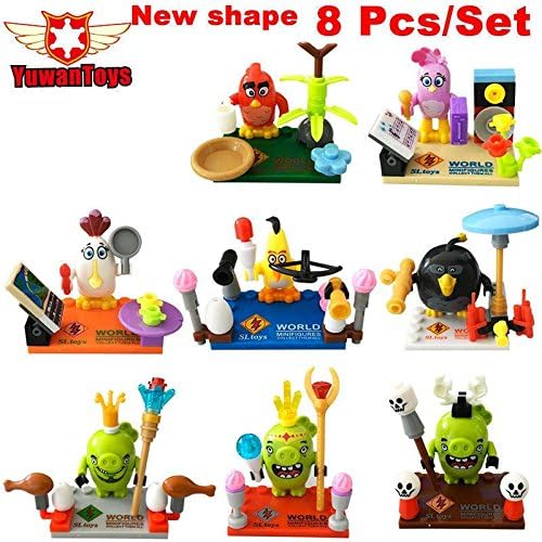 8 Minifigures Chuck Pig Stella Watilda Building toys for LE go