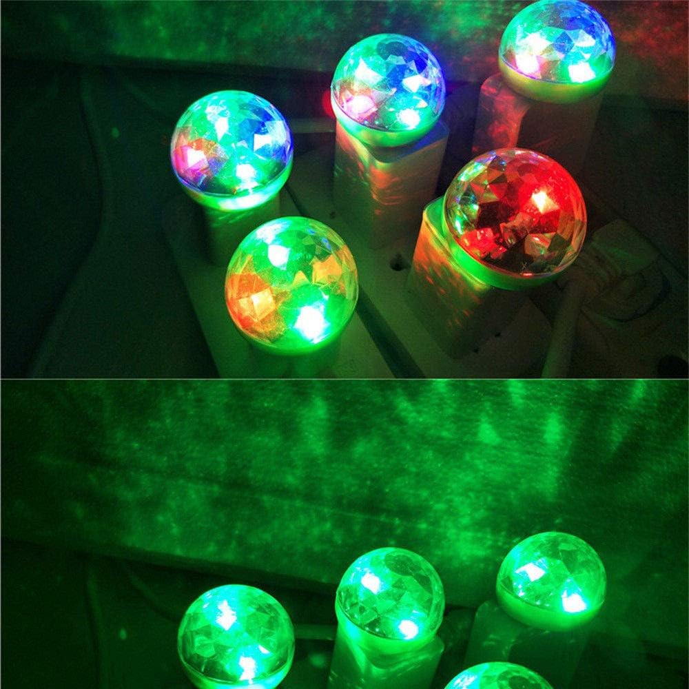 Mini Disco Ball Light USB Powered Stage Light RGB Stage Decoration 4