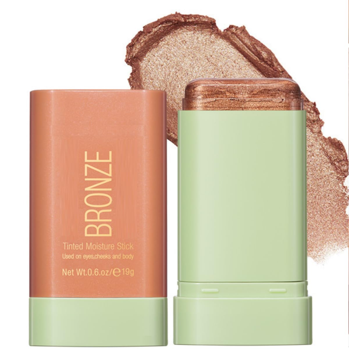 KARLOR Face Bronzer Stick Contour Stick Face Contouring Highlighter Makeup Glow Face Contouring Stick Glow Makeup Creamy contour stick for a defined face shape(03#)