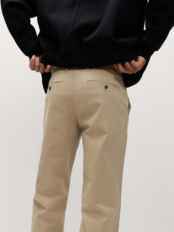 Chinos elásticos de corte padrão 86cm (Reino Unido 34)