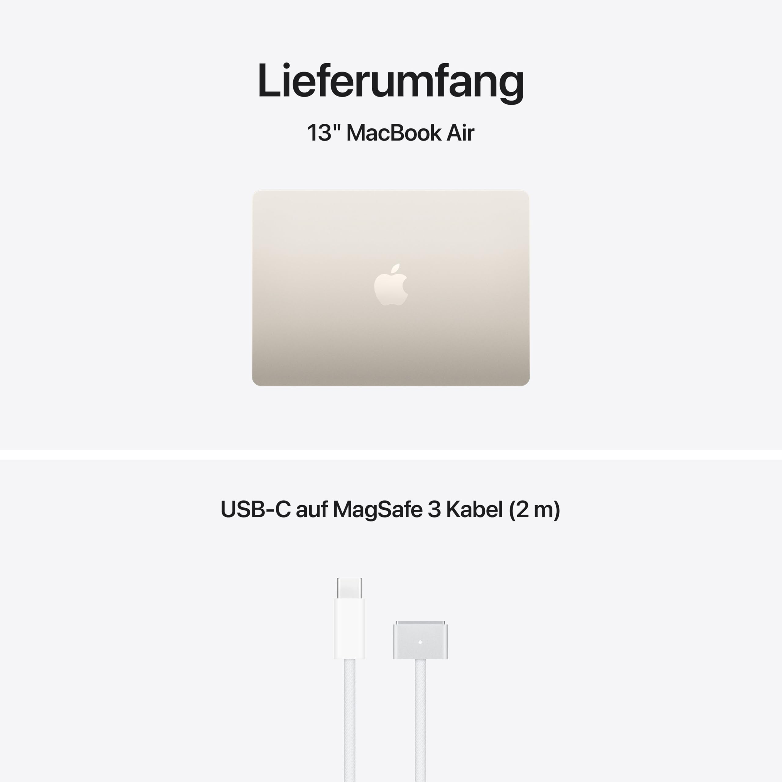 Apple 13" MacBook Air Laptop, M5 Chip mit 10‑Core CPU und 8‑Core GPU: Entwickelt für KI, 13,6" Liquid Retina Display, 16 GB gemeinsamer Arbeitsspeicher, 512 GB SSD, Touch ID, WLAN 7; Polarstern 5