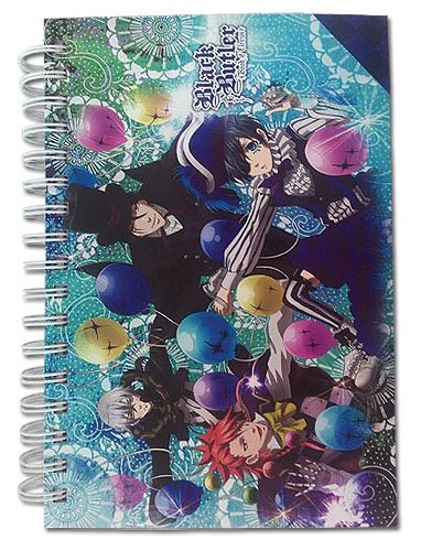 Great Eastern Entertainment Black Butler BOC Group Balloon Hardcover Notebook