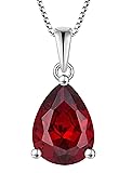 YL Teardrop Necklace 925 Sterling Silver Solitaire