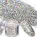 BORN PRETTY Holographic Laser Glitter Nail Sequins Holographic Silver Hexagon Sparkle Glitter Flakes Powder Dust Tips manicuring Nail Art Decoration 10g