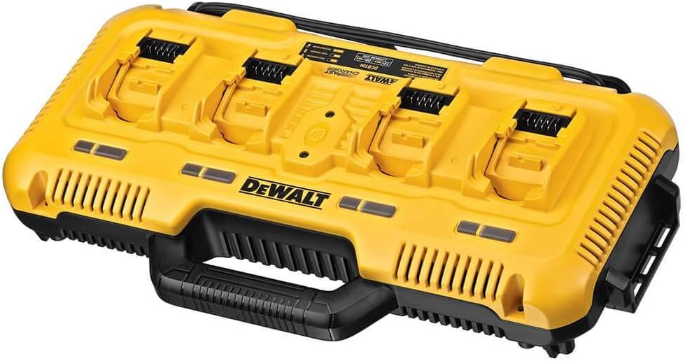 DEWALT 20V MAX Charger, 4-Port, Rapid Charge (DCB104) - - 