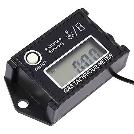KKmoon Motor Digitaler Drehzahlregler?LCD Digitaler Drehzahlmesser/Tacho Tach/Stunde Meter u/min-Tester für 2/4-Takt-Motor Mo