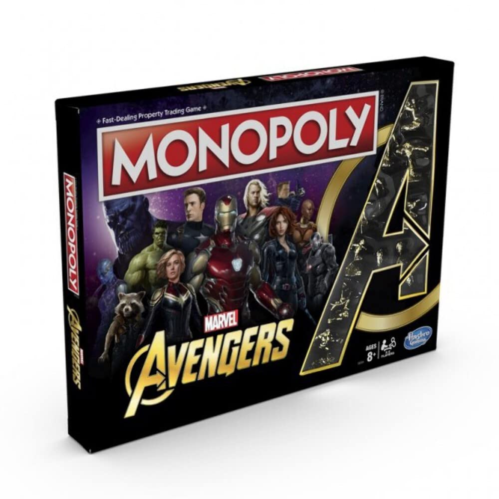 Hasbro Gaming Monopoly Avengers Board Game, 2 Players, Ages 8+